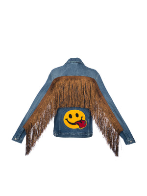 Smile Tassel Denim Jacket