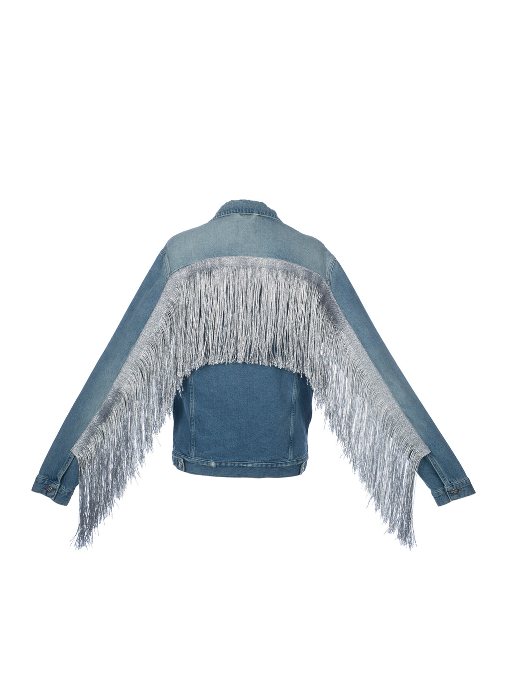 Silver Tassel Denim Jacket