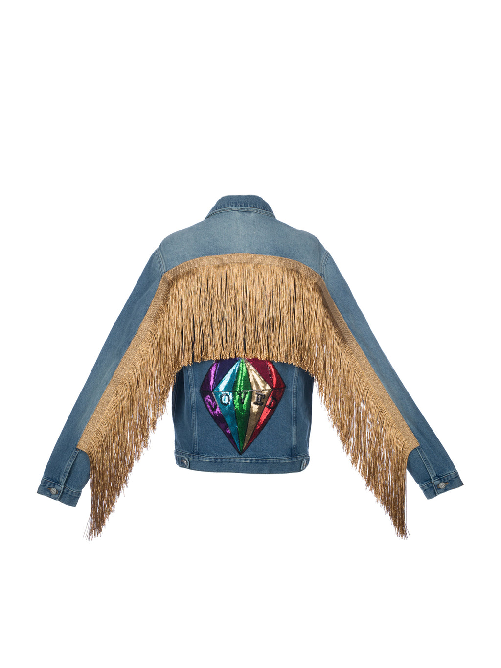 Diamond Tassel Denim Jaceket