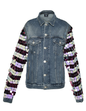 Tiny Binary Arm Change Denim Jacket