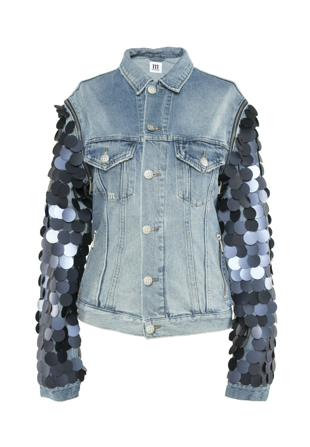 Matte Arm Change Denim Jacket