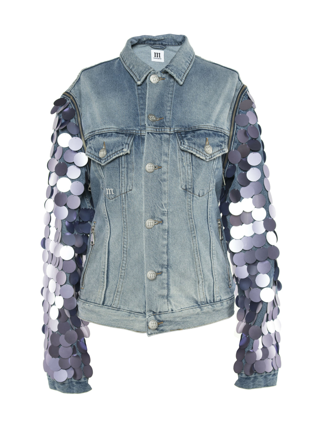 Matte Arm Change Denim Jacket