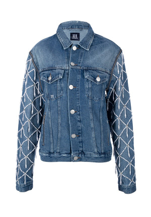 Arm Change Pearl Denim Jacket