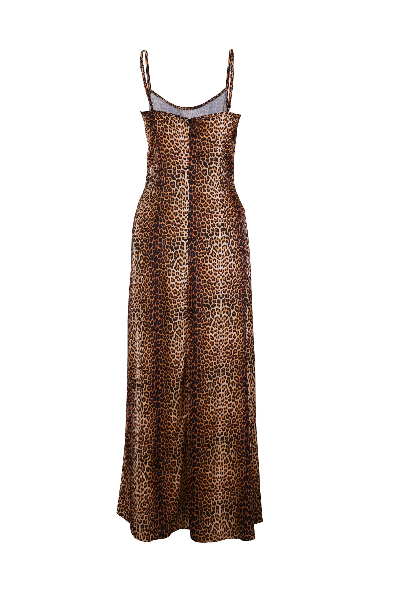 Rose Leopard Long Dress