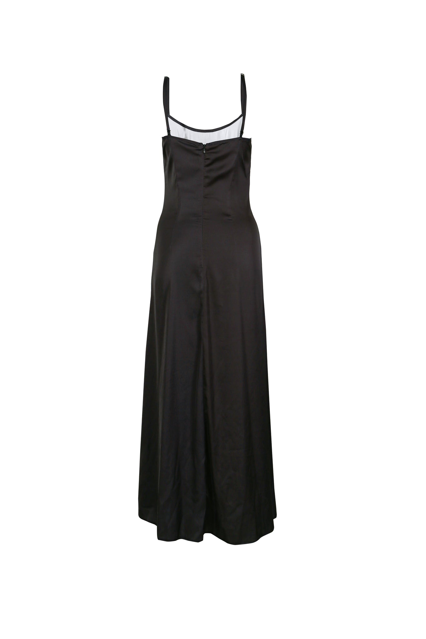 Rose Black Long Dress