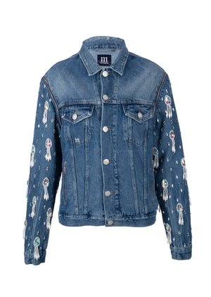 Arm Change Pearl Denim Jacket