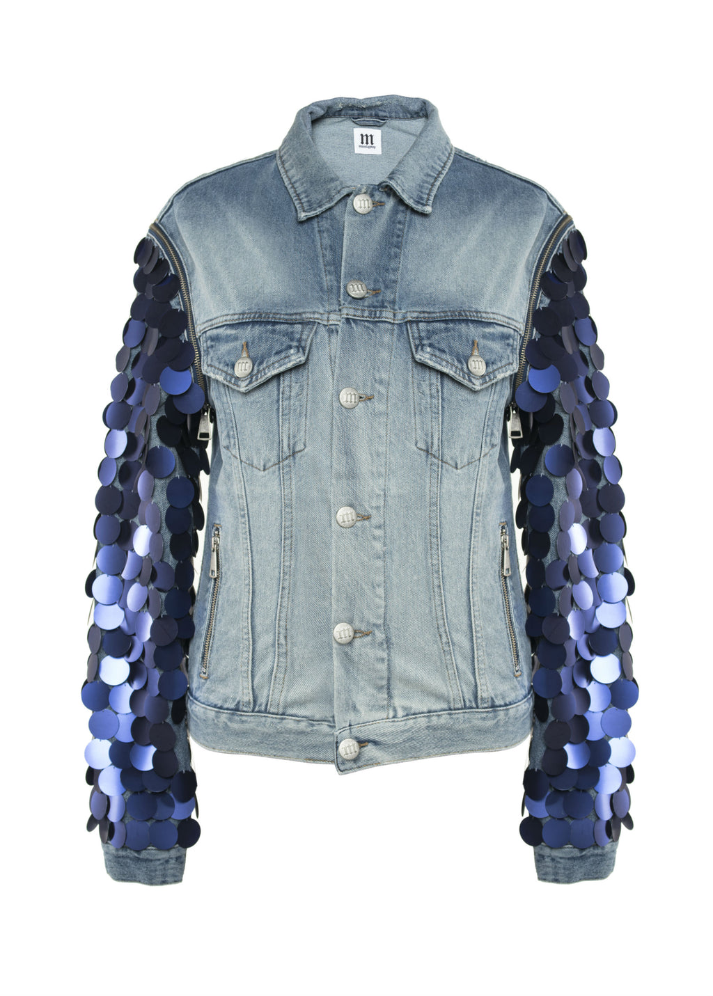 Matte Arm Change Denim Jacket