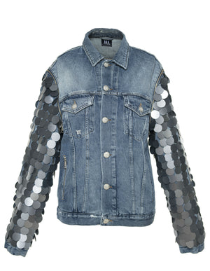 Matte Arm Change Denim Jacket