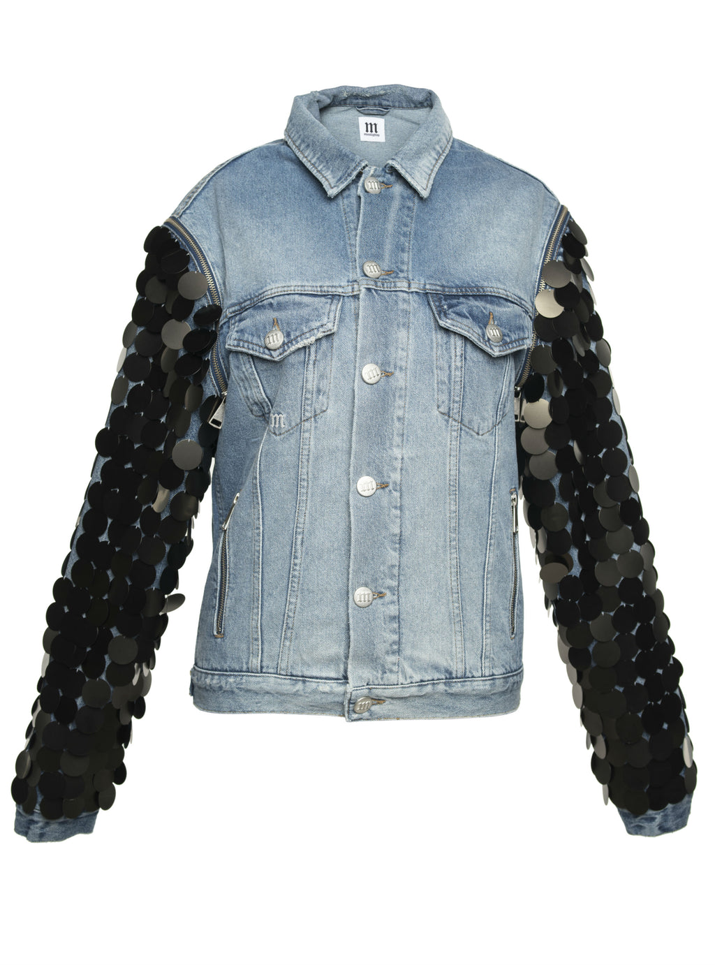 Matte Arm Change Denim Jacket