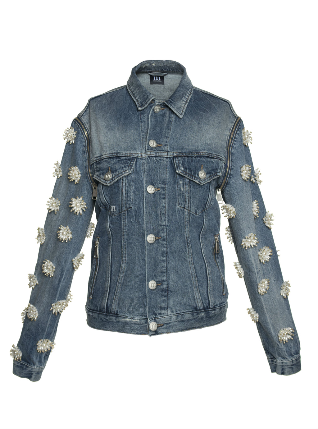 Flora Pearl Arm Change Denim Jacket