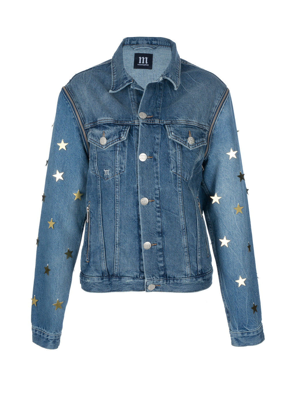 Gold Star Arm Change Denim Jacket