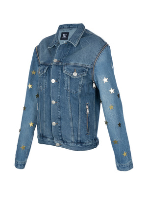 Gold Star Arm Change Denim Jacket