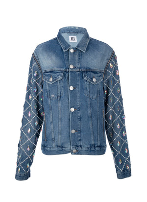 Arm Change Peral Denim Jacket