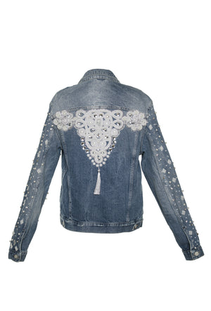 Fleurs Denim Jacket