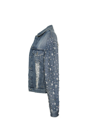 Fleurs Denim Jacket