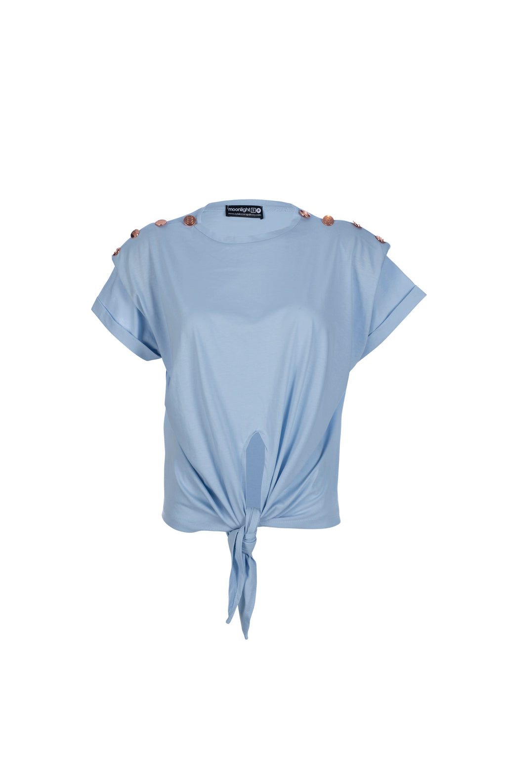 BLUE WADDING T-SHIRT