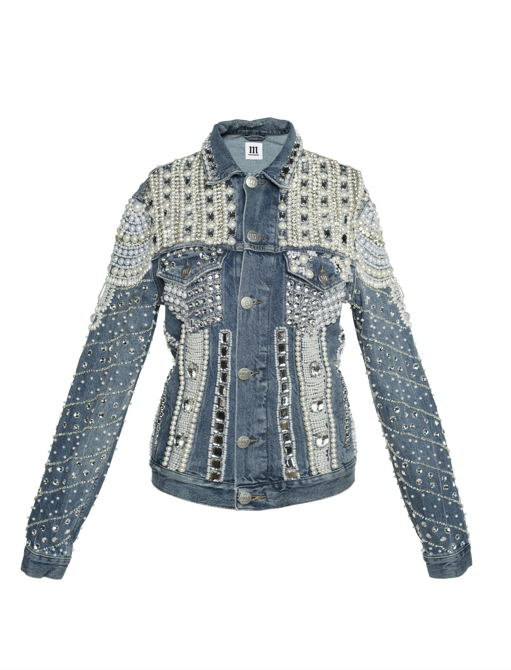 Moon Pearl Denim Jacket