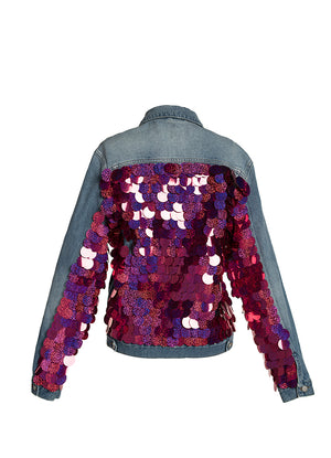 Allie Glitter Denim Jacket