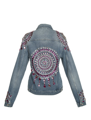 Rollin Pink Denim Jacket