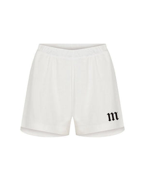 White M Shorts